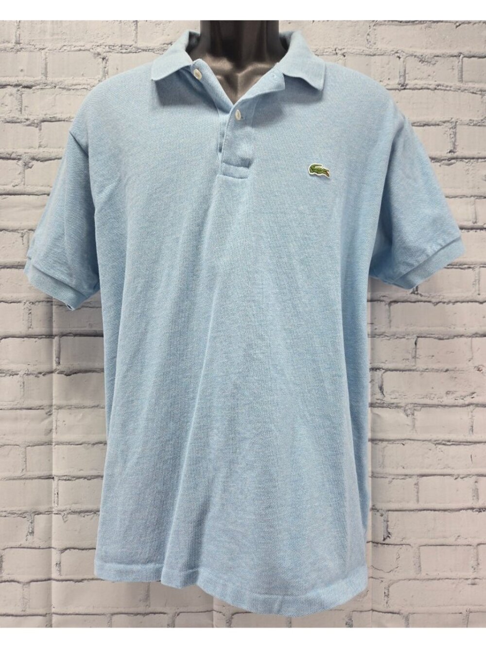 Lacoste Classic Fit Light Blue Polo Shirt Mens XXL Cotton